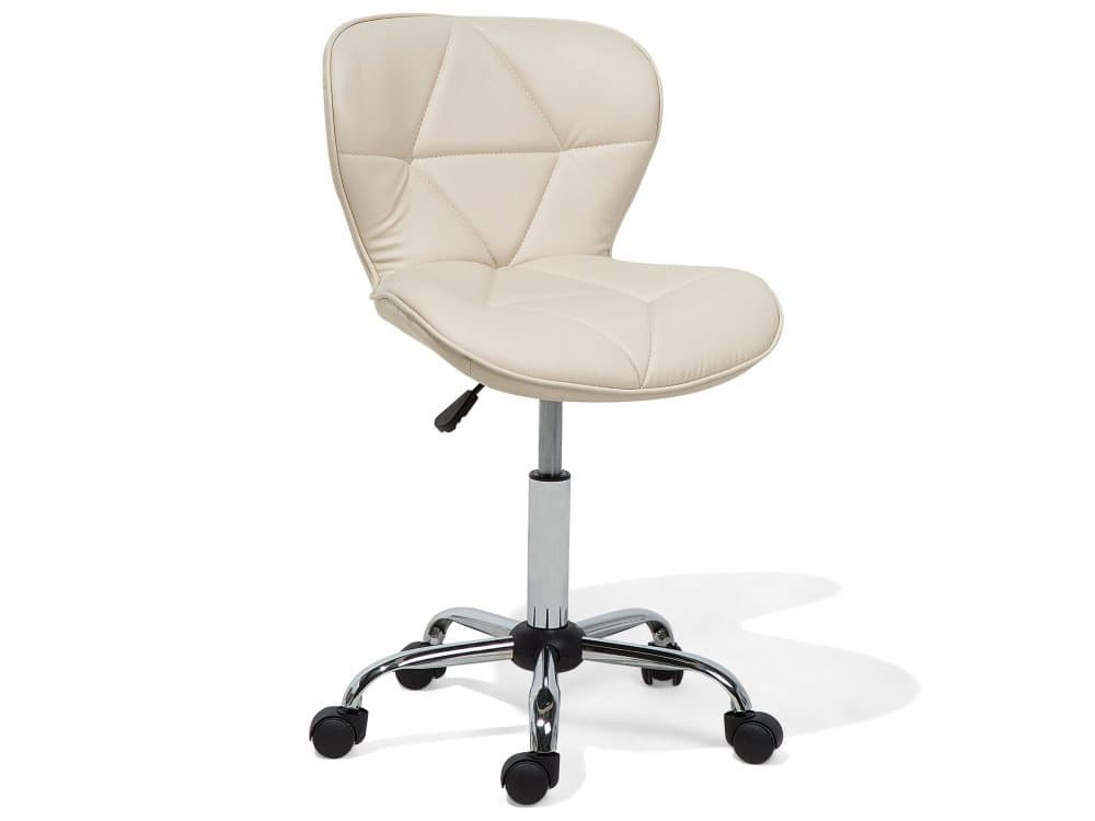 Kontorsstol beige VALETTA