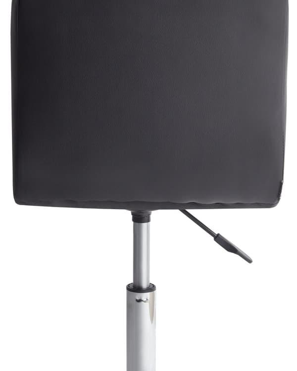 Kontorstol Svart Polyester Metall Ergonomisk Hållbar Nylonhjul
