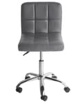 Miniatyrbild 4 av 10: Kontorstol Blå Polyester Metall Ergonomisk Hållbar Nylonhjul