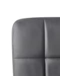 Miniatyrbild 5 av 10: Kontorstol Blå Polyester Metall Ergonomisk Hållbar Nylonhjul