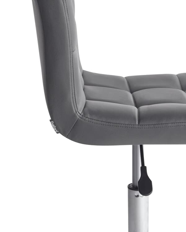 Kontorstol Blå Polyester Metall Ergonomisk Hållbar Nylonhjul