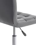 Miniatyrbild 7 av 10: Kontorstol Blå Polyester Metall Ergonomisk Hållbar Nylonhjul