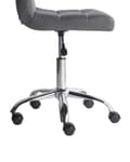 Miniatyrbild 9 av 10: Kontorstol Blå Polyester Metall Ergonomisk Hållbar Nylonhjul