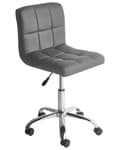 Miniatyrbild 1 av 10: Kontorstol Blå Polyester Metall Ergonomisk Hållbar Nylonhjul