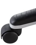 Miniatyrbillede 9 af 10: Kontorstol Sort Grå Kunstlæder ø 68 x 120/130 cm Gamerstol med Armlæn Drej Højdejusterbar Ergonomisk Ryglæn Vippefunktion til Drengeværelse