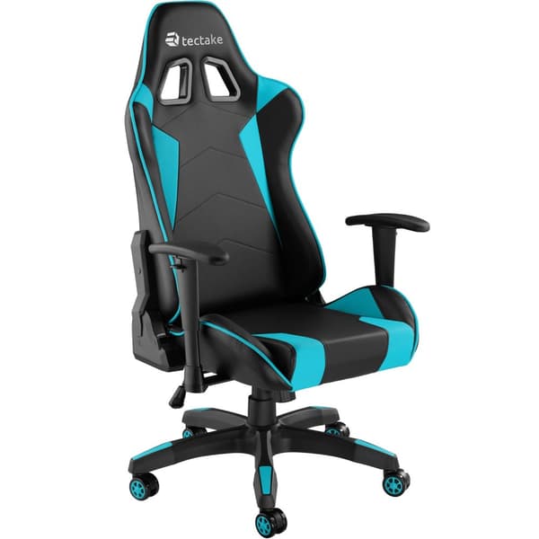 Premium Gamingstol Twink - svart/azurblå