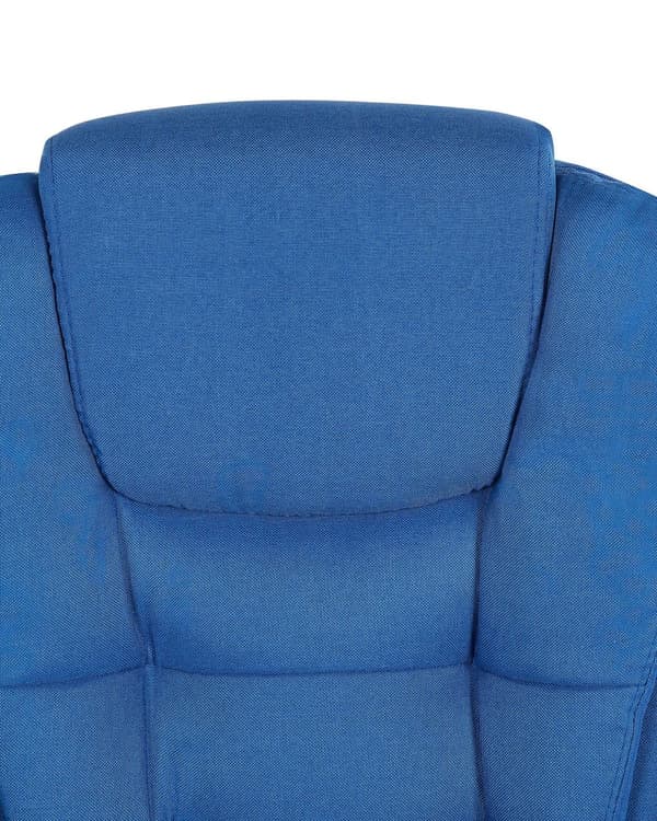 Kontorstol Blå Polyester Stof Moderne Blød Gamerstol med Vippe og Drejefunktion til Teenageværelse Drenge Ergonomisk Gamerstol Inspiration