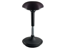 Kontorstol Unilux MOOVE - ergonomisk ståstol sort/stål
