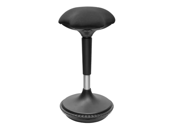 LogiLink EO0011, pehmustettu istuin, Musta, Kangas, Metalli, Musta, 24 cm