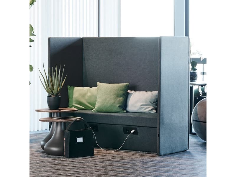 SoundBooth sofa med sorte eludtag Prisgr.4