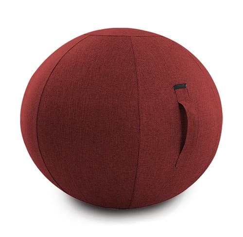 LINEN sittboll, miljövänlig, Red, 65 cm