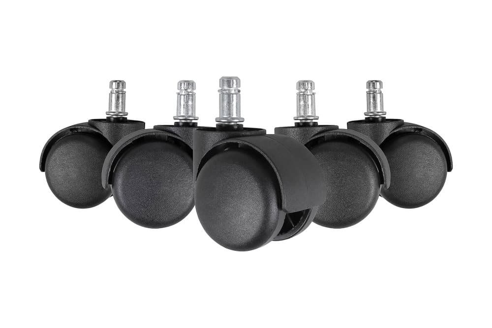 VILENSKY Hjul till Kontorsstol 5-pack Svart