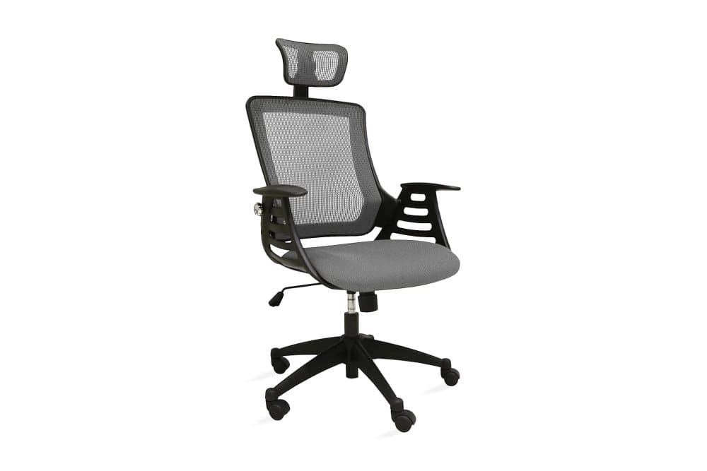 Kontorstol Merano Med Nackstöd 645x49x96-103 Grå