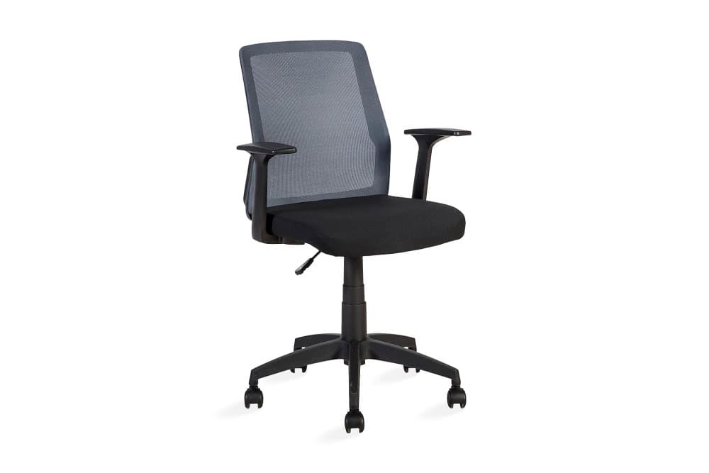 Kontorstol Alpha 60x55xh875-95 cm Svart Grå