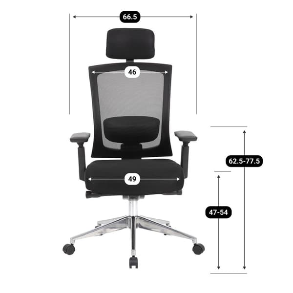 Kontorsstol Joy comfort - Uppfyller NEN-EN 1335 standard