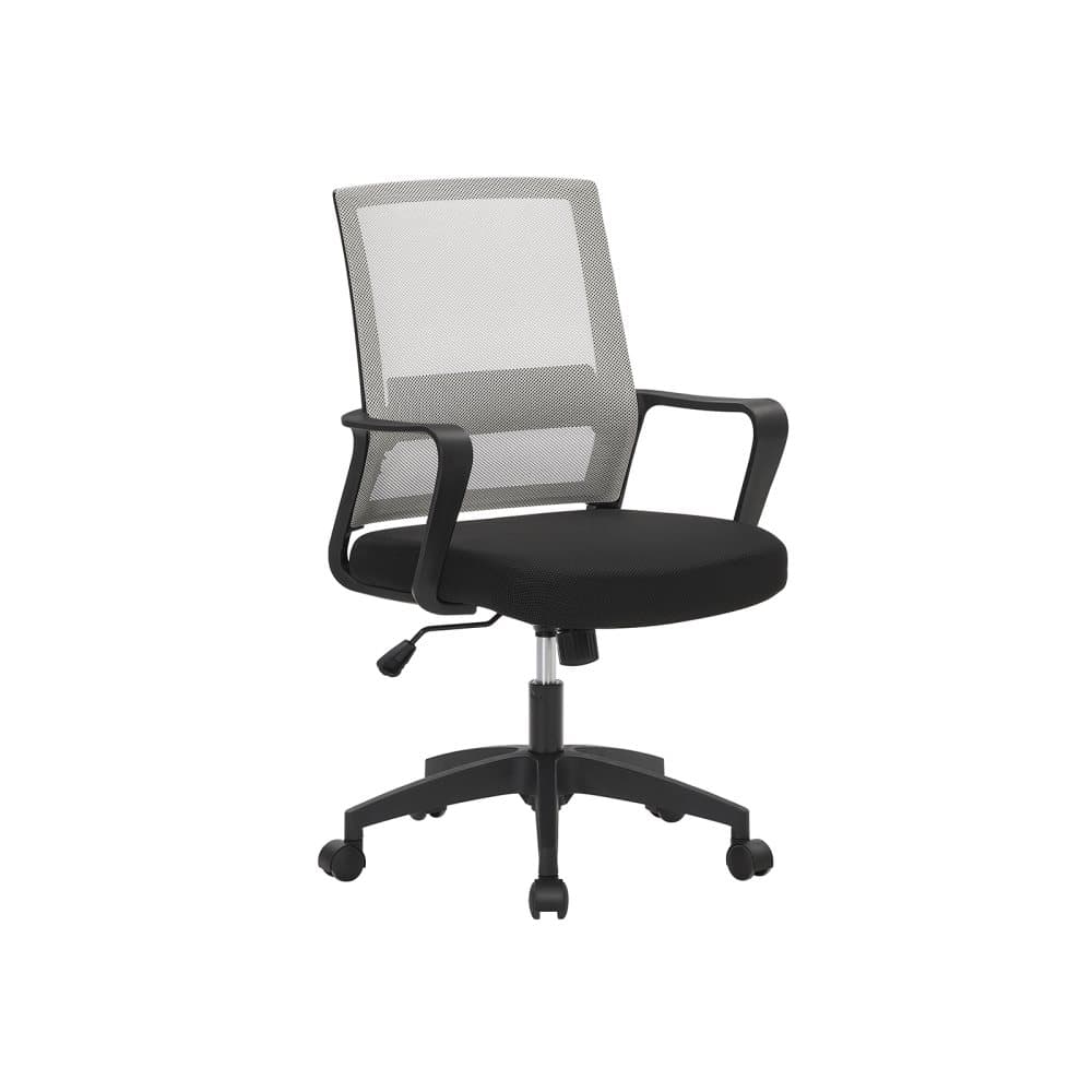 Segenn's lyxiga ergonomiska kontorsstol - Mesh - Justerbar - Kontorsstolar - med nätöverdrag - grå