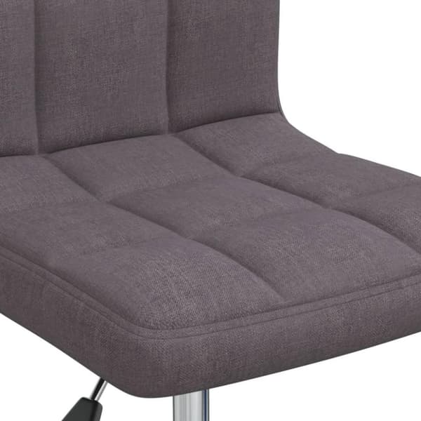 vidaXL Snurrbar kontorsstol taupe tyg