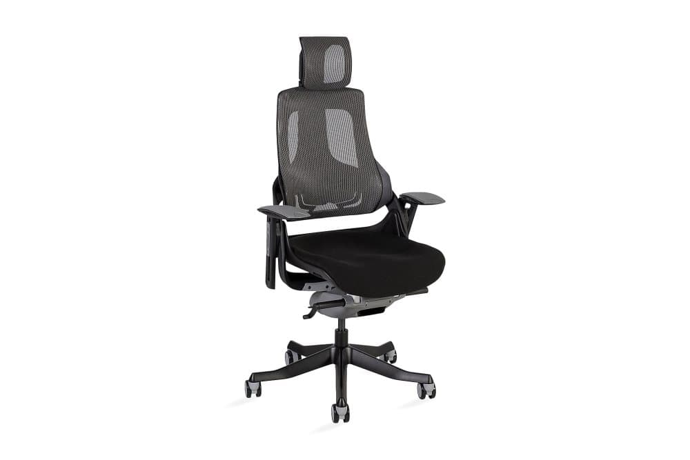 Kontorstol WAU med nackstöd 65xD49xH112-129cm