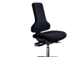 Kontorstol Dauphin® TEC Profile, sort