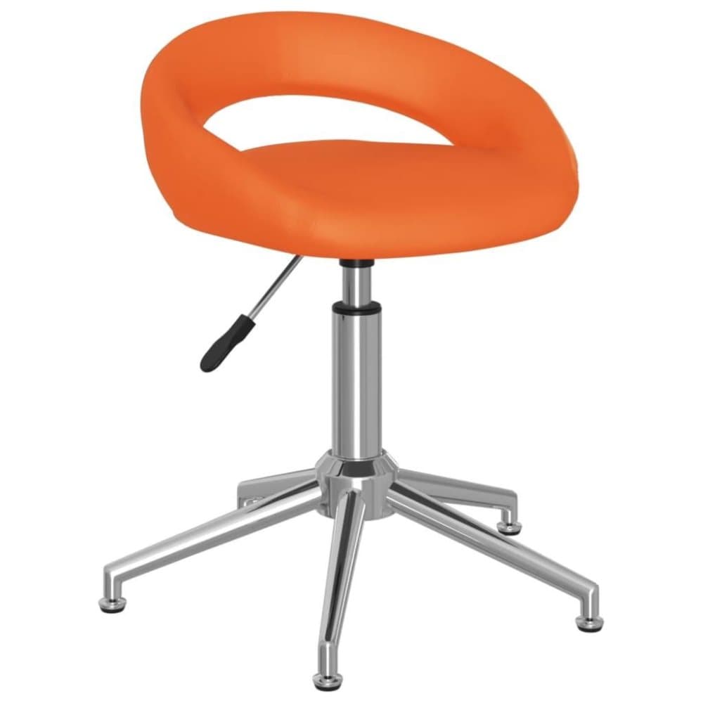 vidaXL Kontorsstol orange konstläder