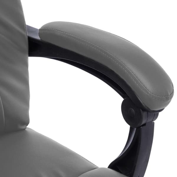 vidaXL Massagekontorsstol antracit konstläder