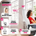 Miniatyrbild 4 av 9: Ergonomisk kontorsstol - vit
