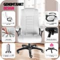 Miniatyrbild 7 av 9: Ergonomisk kontorsstol - vit