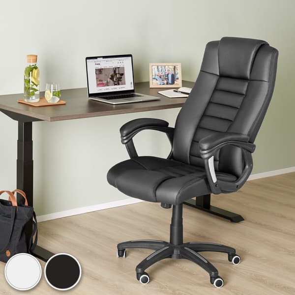 Ergonomisk kontorsstol - vit