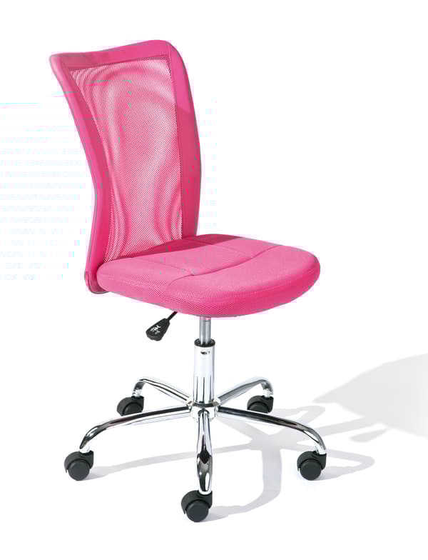Bonan børne kontorstol pink.