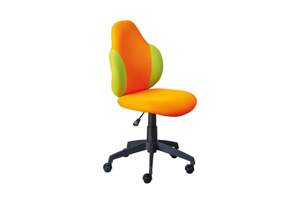 Jessi kontorsstol orange, grön.