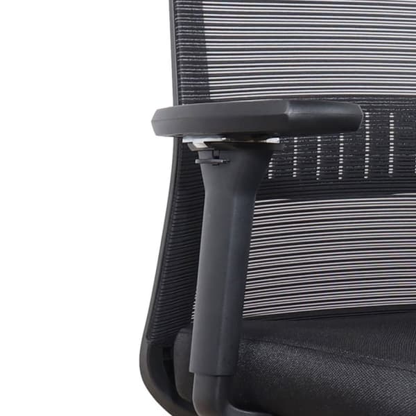 Kontorstol Napoli Deluxe 4D - NEN-EN 1335 - Sort