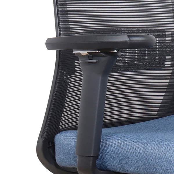 Kontorstol Napoli Deluxe 4D - NEN-EN 1335 - Blå