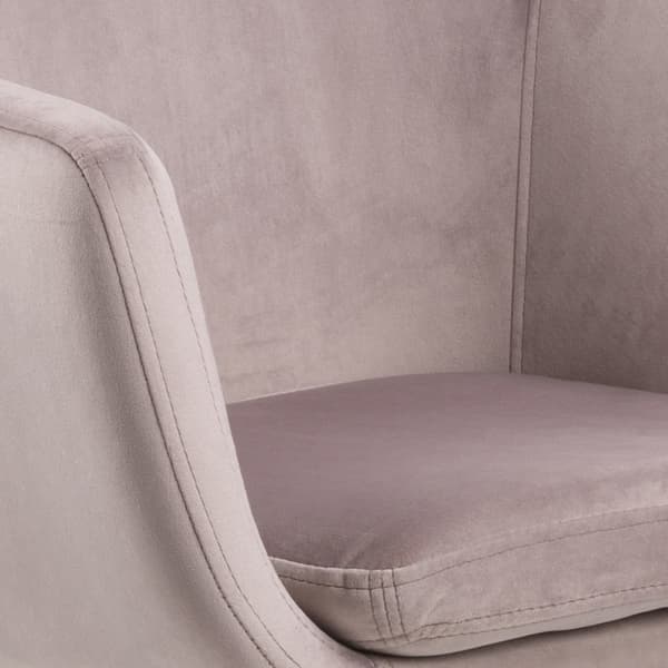 Noel kontorstol dusty rose, svart.