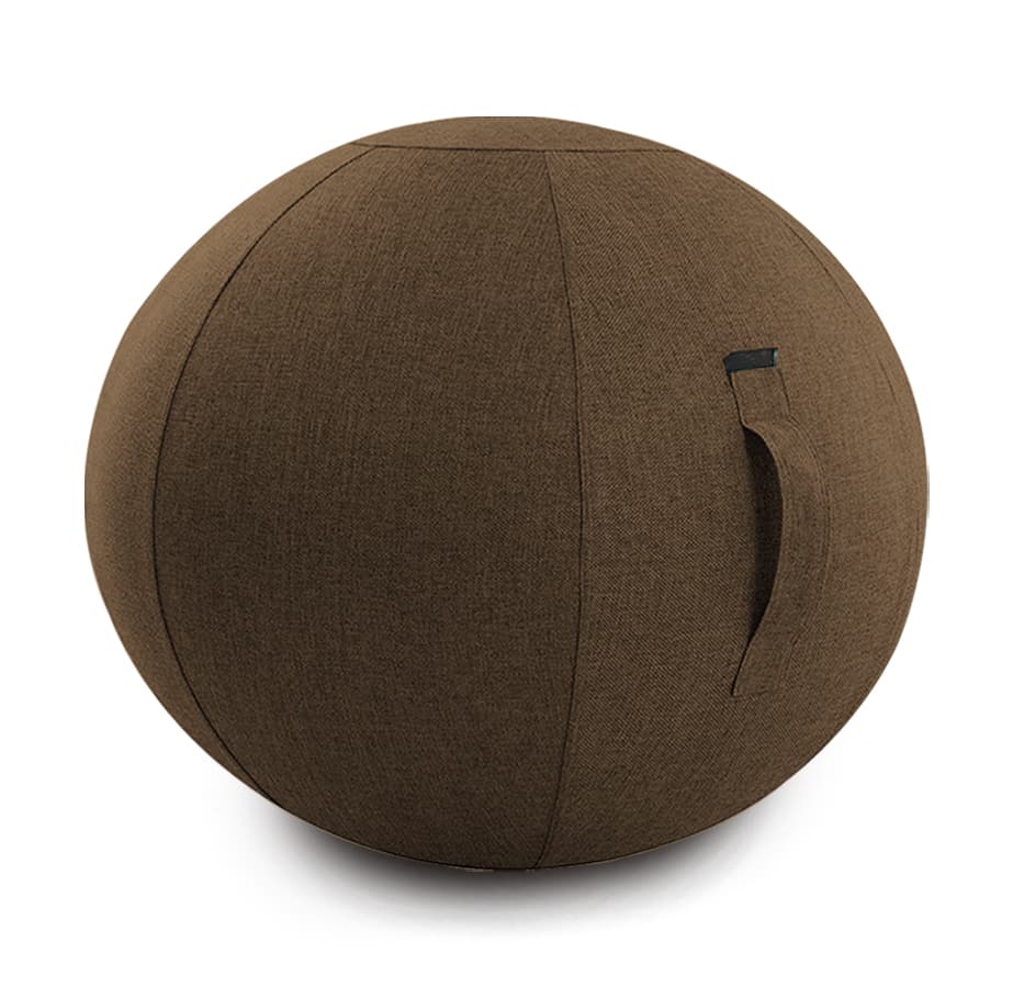 LINEN sittboll, miljövänlig, Coffee, 65 cm