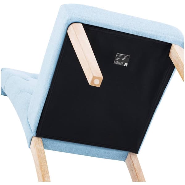 Fromm Starck Stol - Set med 2 - Upp till 180 kg - Sits 46 x 42 cm - Himmelsblå