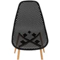 Miniatyrbild 4 av 6: Fromm Starck Stol - Set med 4 - Upp till 150 kg - Sittyta 52 x 46,5 cm - Svart