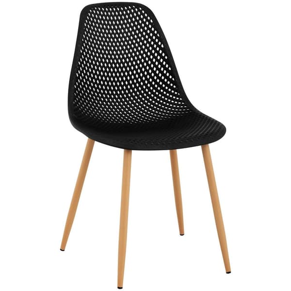 Fromm Starck Stol - Set med 4 - Upp till 150 kg - Sittyta 52 x 46,5 cm - Svart