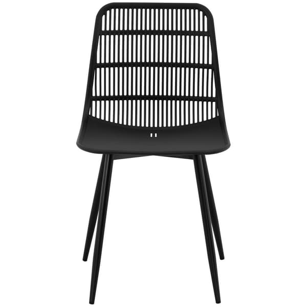 Fromm Starck Stol - Set med 4 - Upp till 150 kg - Sittyta 46,5 x 45,5 cm - Svart