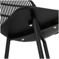 Miniatyrbild 2 av 5: Fromm Starck Stol - Set med 4 - Upp till 150 kg - Sittyta 46,5 x 45,5 cm - Svart