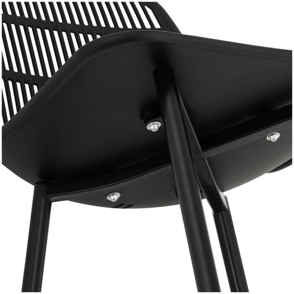 Fromm Starck Stol - Set med 4 - Upp till 150 kg - Sittyta 46,5 x 45,5 cm - Svart