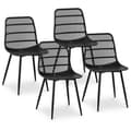 Miniatyrbild 1 av 5: Fromm Starck Stol - Set med 4 - Upp till 150 kg - Sittyta 46,5 x 45,5 cm - Svart