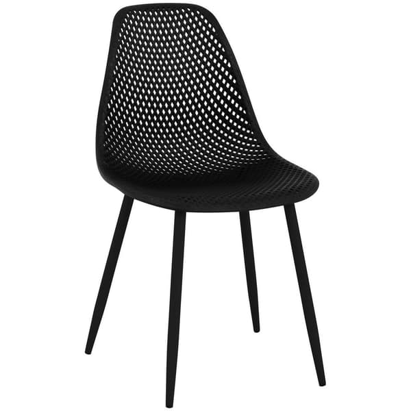Fromm Starck Stol - Set med 4 - Upp till 150 kg - Sittyta 52 x 46,5 cm - Svart