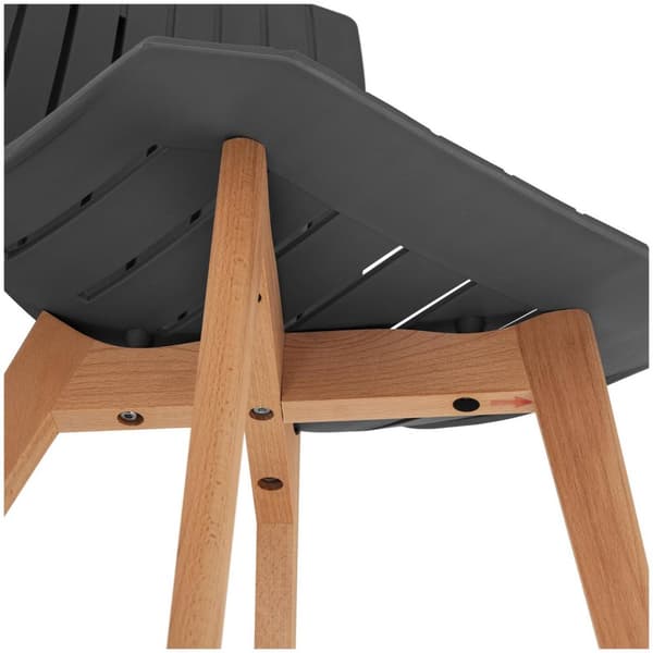 Fromm Starck Stol - Set med 2 - Upp till 150 kg - Sittyta 50 x 47 cm - Grå