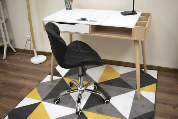 Kontorsstol AVOLA - ergonomisk - ECO-läder - svart