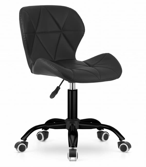 Työtuoli NOTO - ergonominen - eko-nahka - musta
