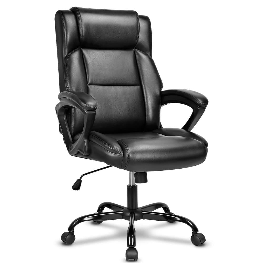 Vinsetto ergonomisk kontorsstol med lutningsfunktion svängbar