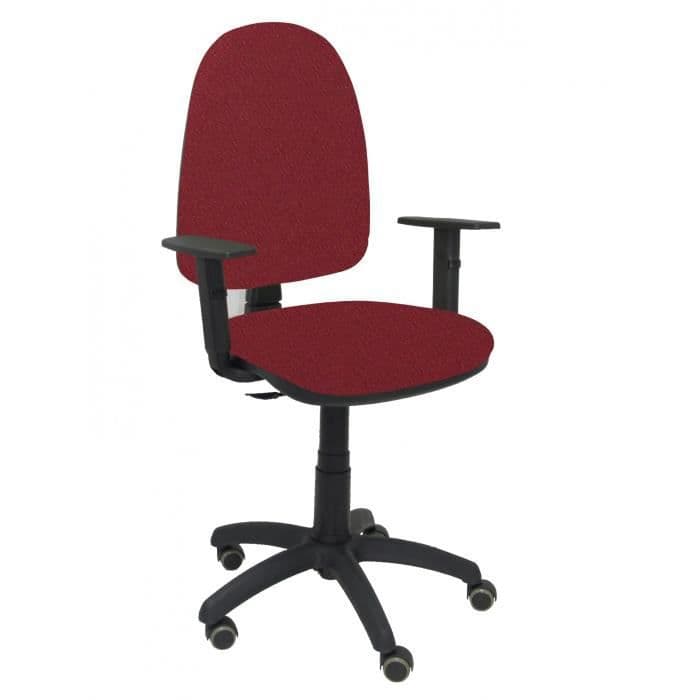 Modell 04CPBALI933B10RP Ergonomisk kontorsstol med permanent kontaktmekanism, höjdjusterbar och parketthjul