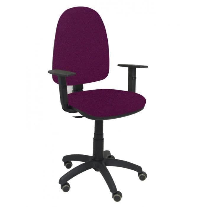 Modell 04CPBALI760B10RP Ergonomisk kontorsstol med permanent kontaktmekanism, justerbar i höjdled och parketthjul