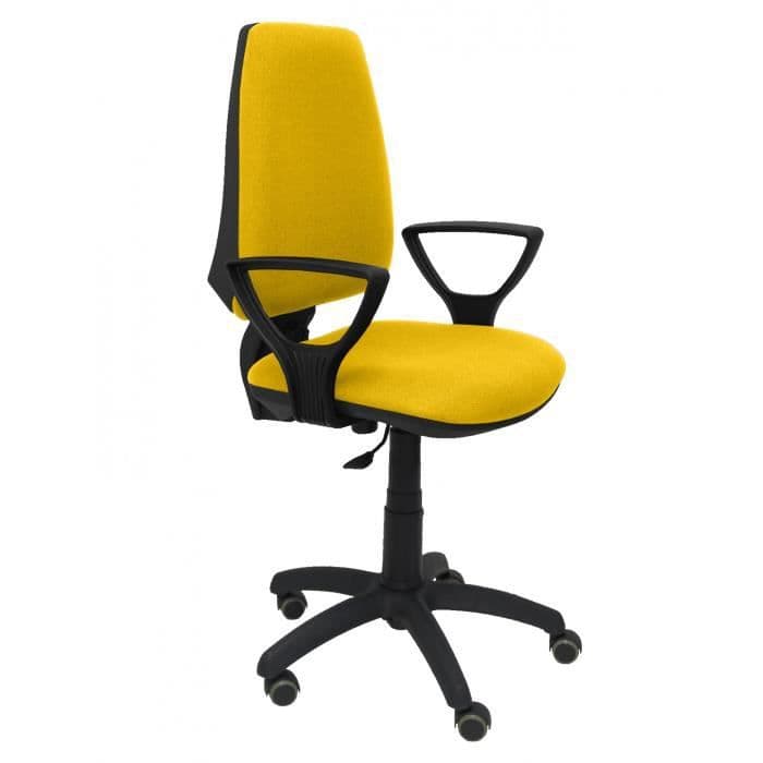 Modell 14CPBALI100BGOLFRP CP Ergonomisk kontorsstol med permanent kontakt, justerbar i höjdled och parketthjul Säte och