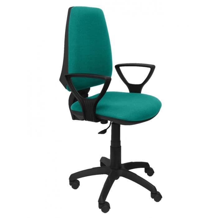 Modell 14CPBALI39BGOLF CP Ergonomisk kontorsstol med permanent kontakt och justerbar i höjdled Klädd sits och ryggstöd